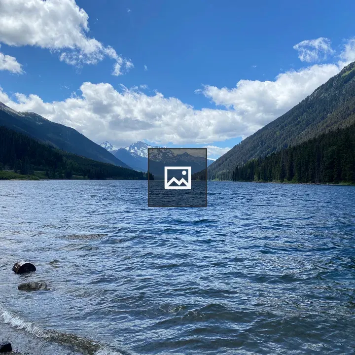 Lake with Snowy Mountains