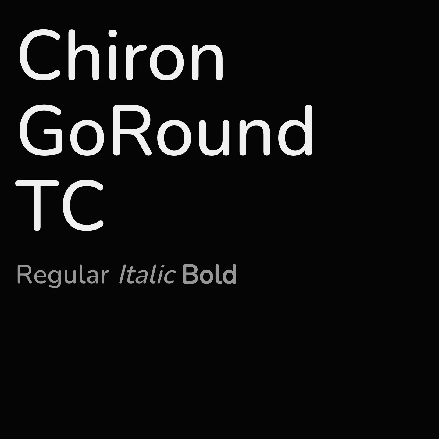 Chiron GoRound TC