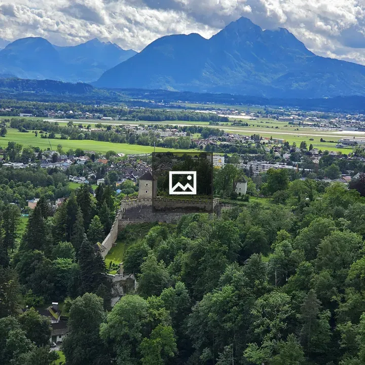 Hohensalzburg Fortress Aerial View