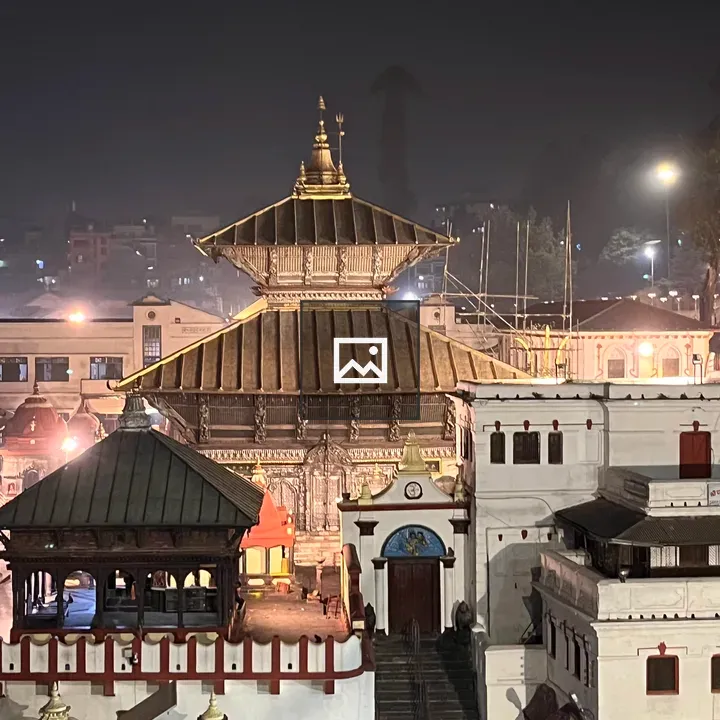 Pashupatinath Temple Night Scene