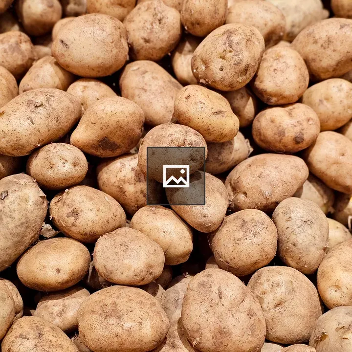 Potatoes in Market Display