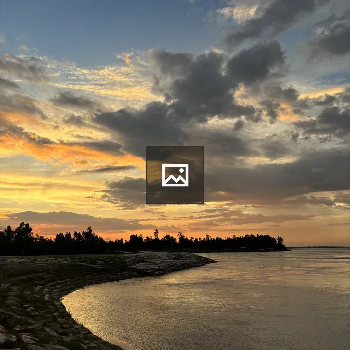 Shoreline at Sunset Waterscape