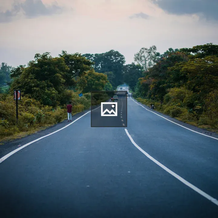 Roadside Countryside Scene