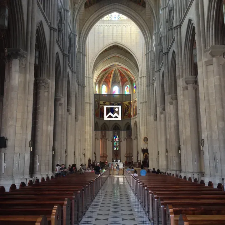Interior of Almudena Cathedral