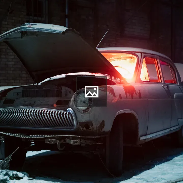 GAZ 21 car in view