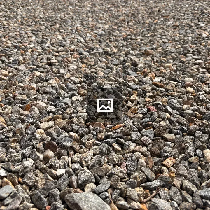 Closeup of Crushed Gravel Surface
