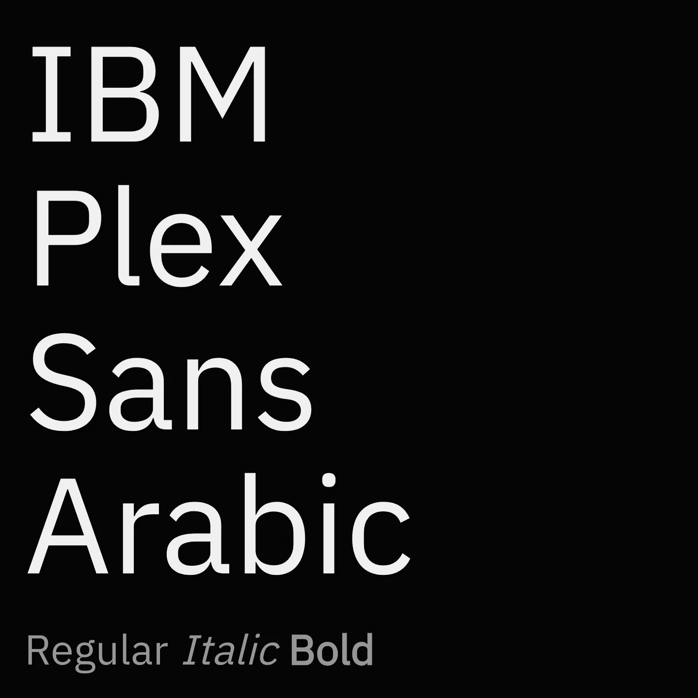 IBM Plex Sans Arabic