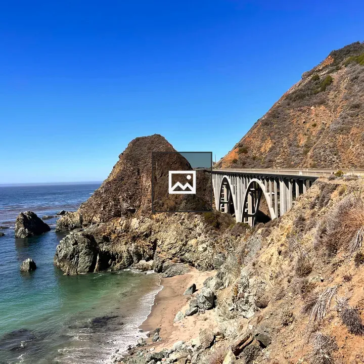 Bridge and ocean at Big Sur