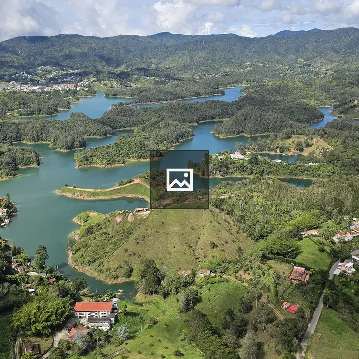 Panoramic Lake View from Above