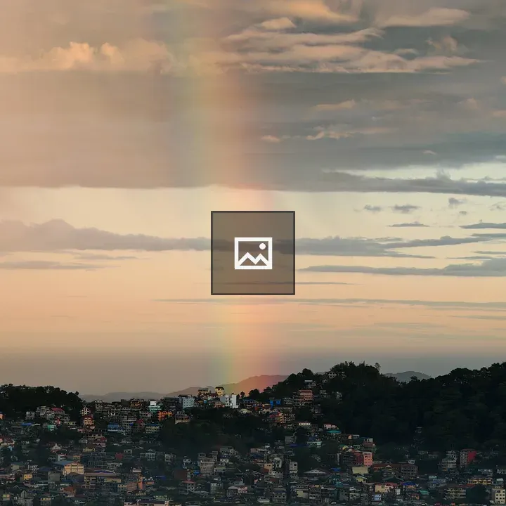 Sunrise Over La Trinidad Cityscape