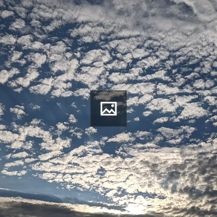 Dramatic sky with crepuscular rays