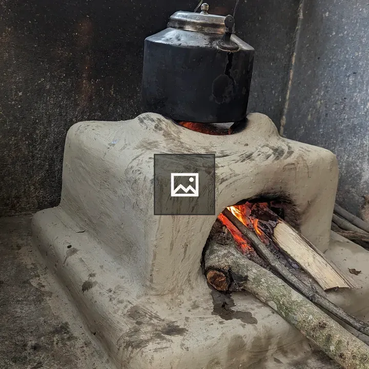 Kettle on Clay Stove