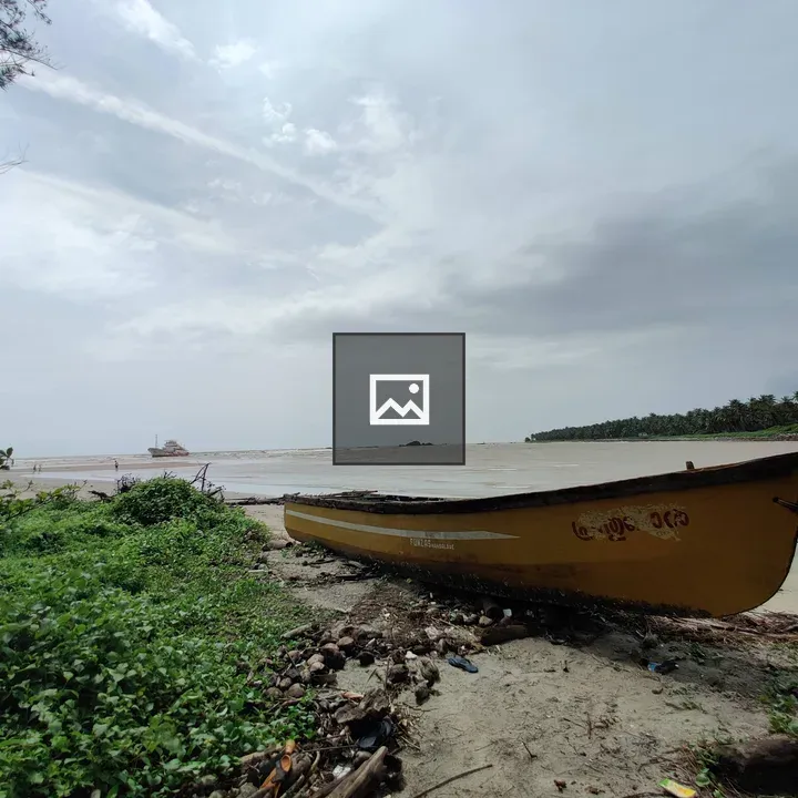 Small fishing boat at the beach