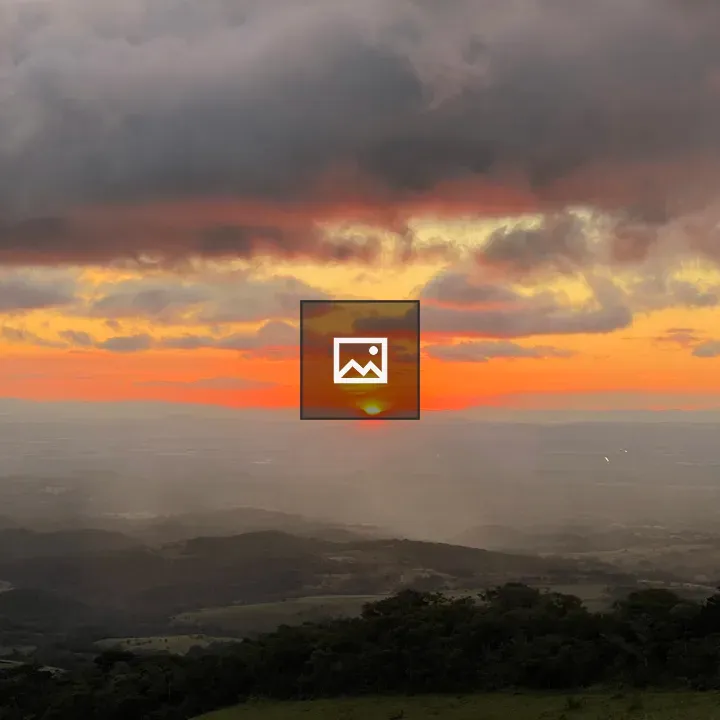 Vibrant sunset over Tilarán hills