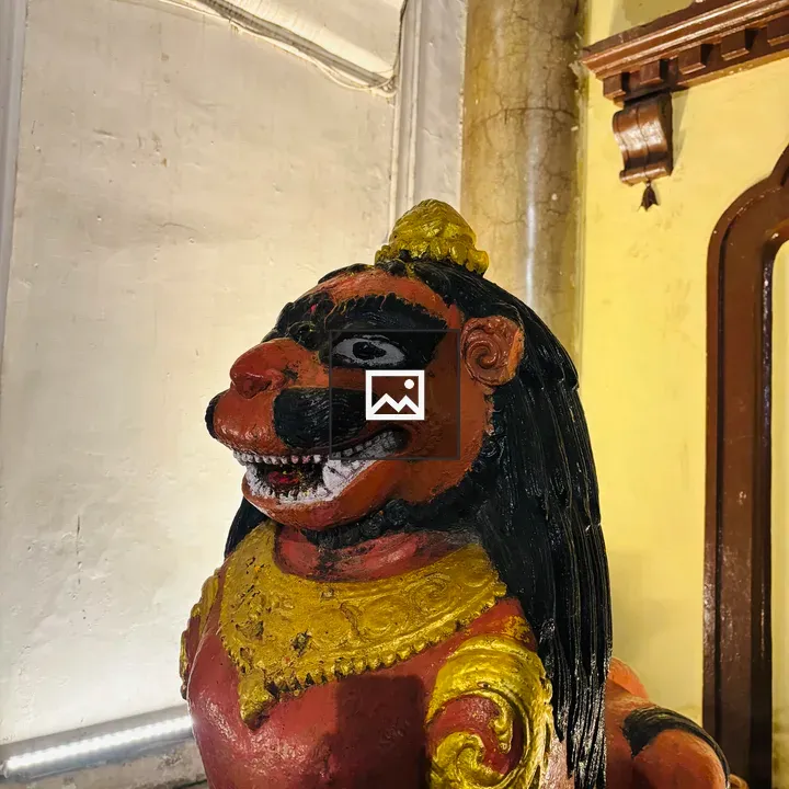 Lion Statue at Temple