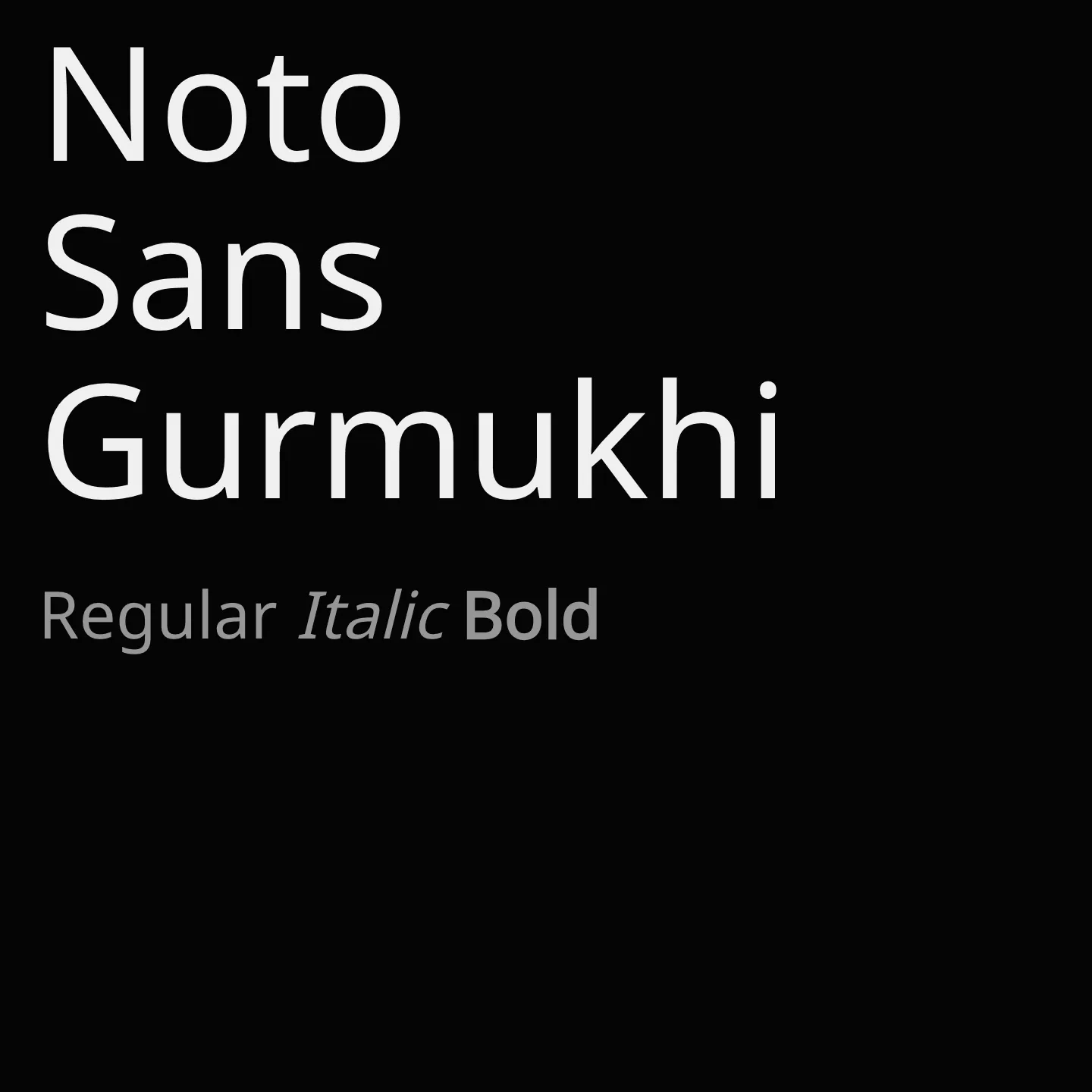 Noto Sans Gurmukhi