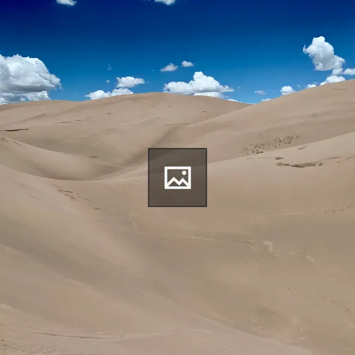 Sand Dunes with Clouds