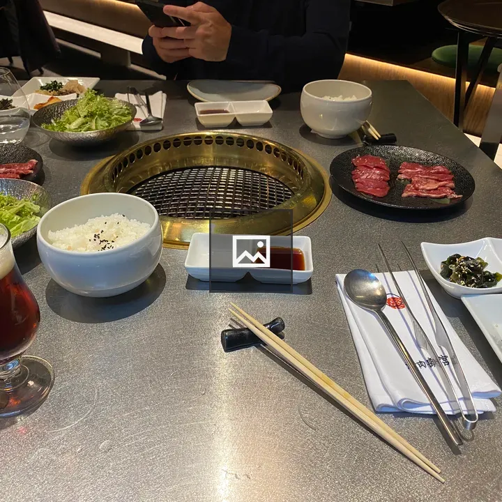Meats and Vegetables on Table