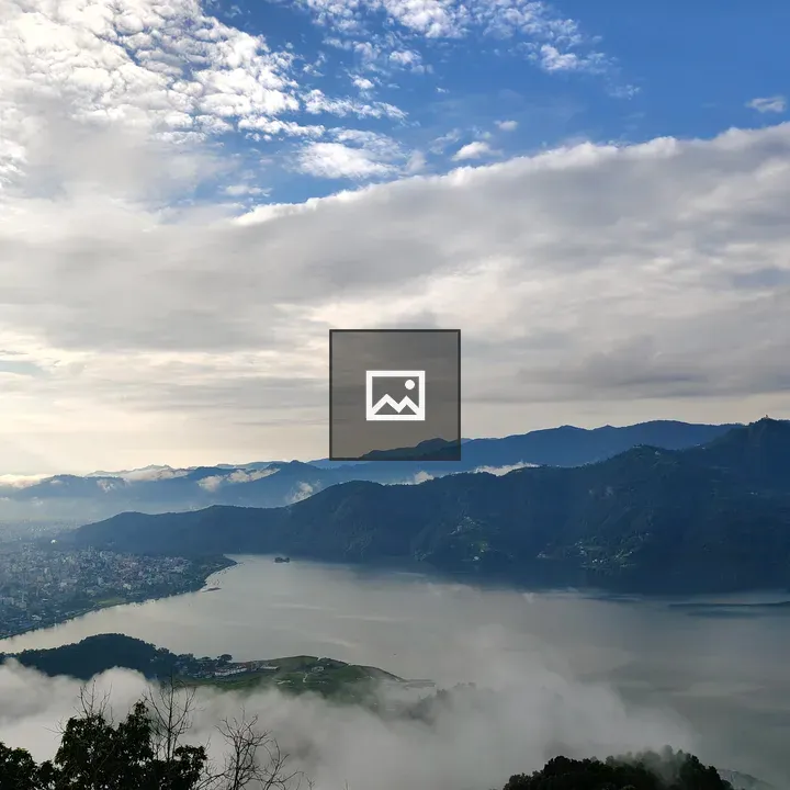 Serene Lake with Mountain Landscape