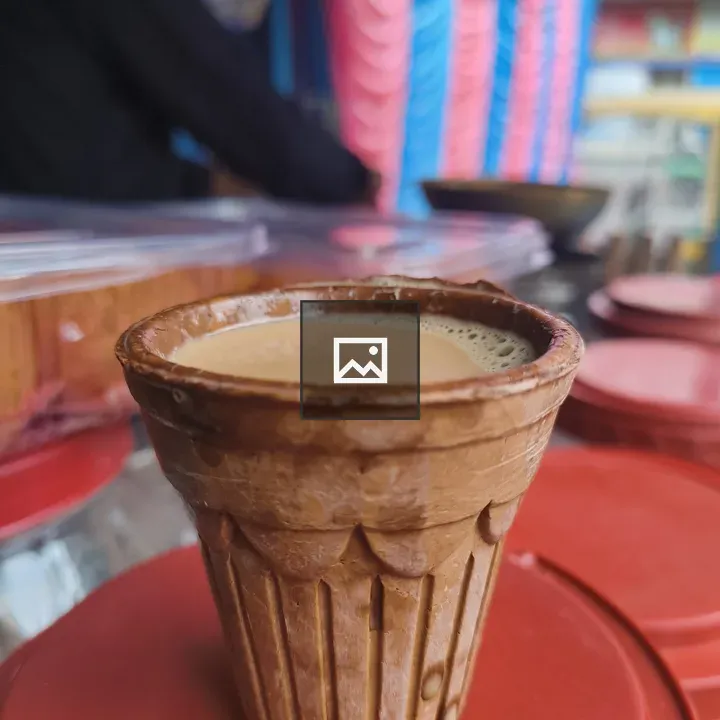 Clay Cup Tea Close-Up