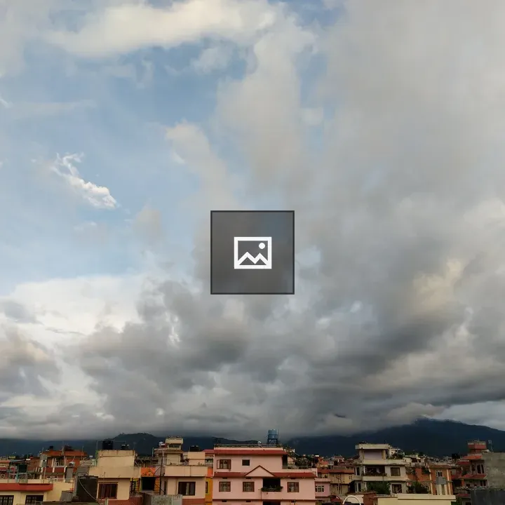 Houses with Floating Clouds