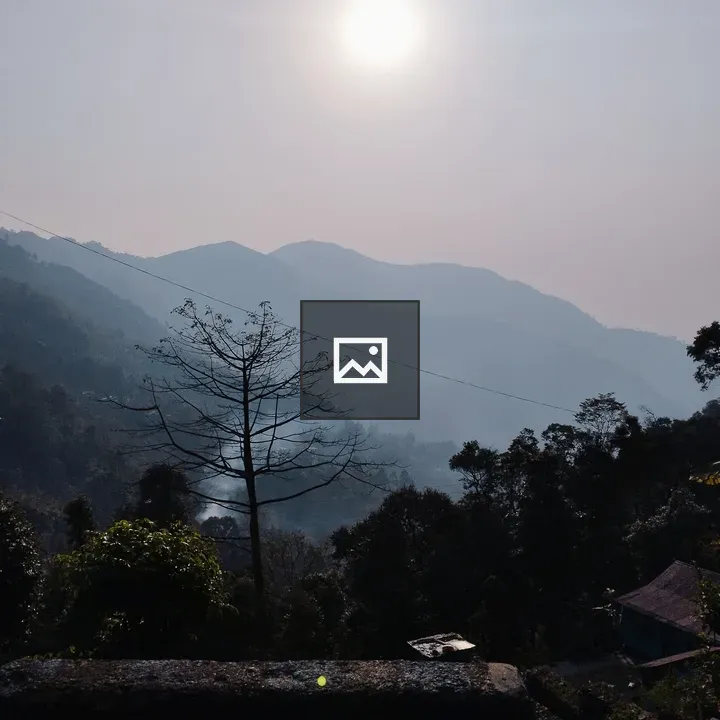 Sunrise from the Hilltop in Darjeeling