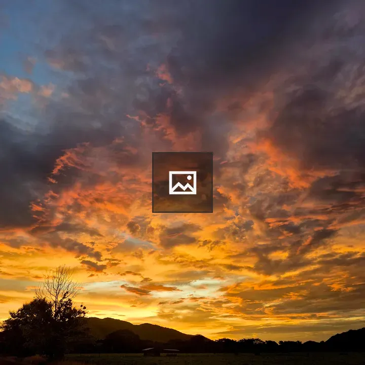 Sunset Over Rolling Hills