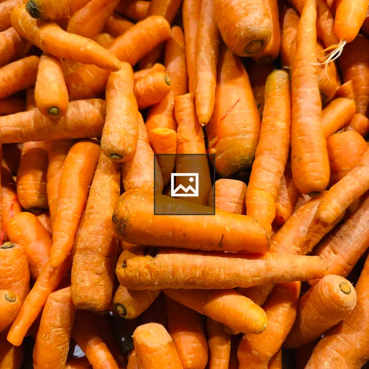 Fresh carrots pile