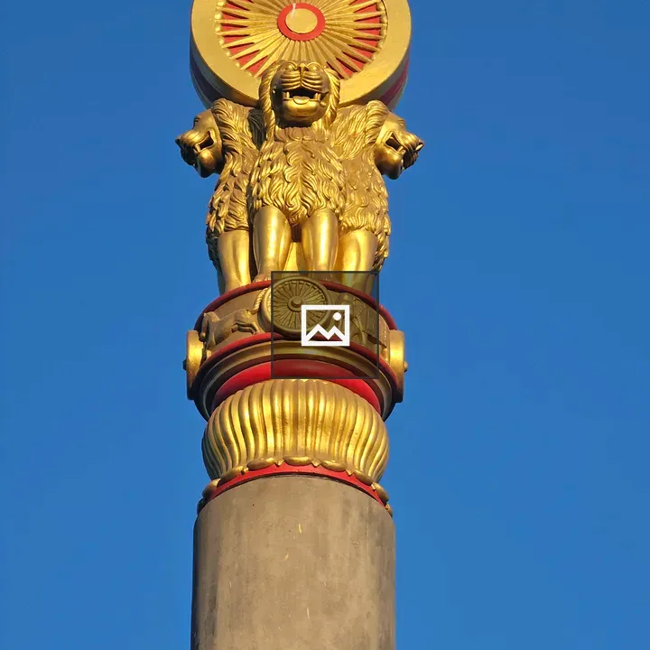 Ashoka Pillar with Lions
