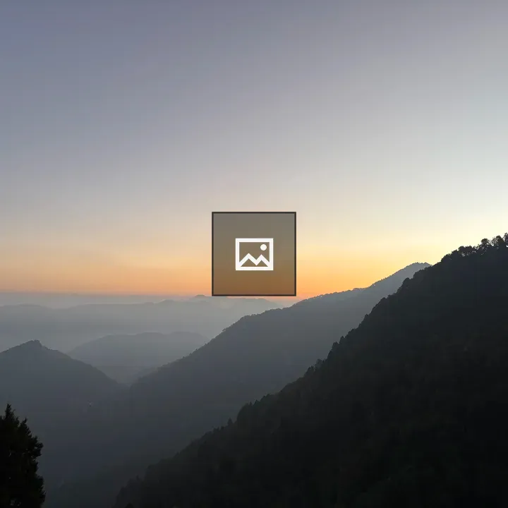 Sunrise Over Mountain Landscape