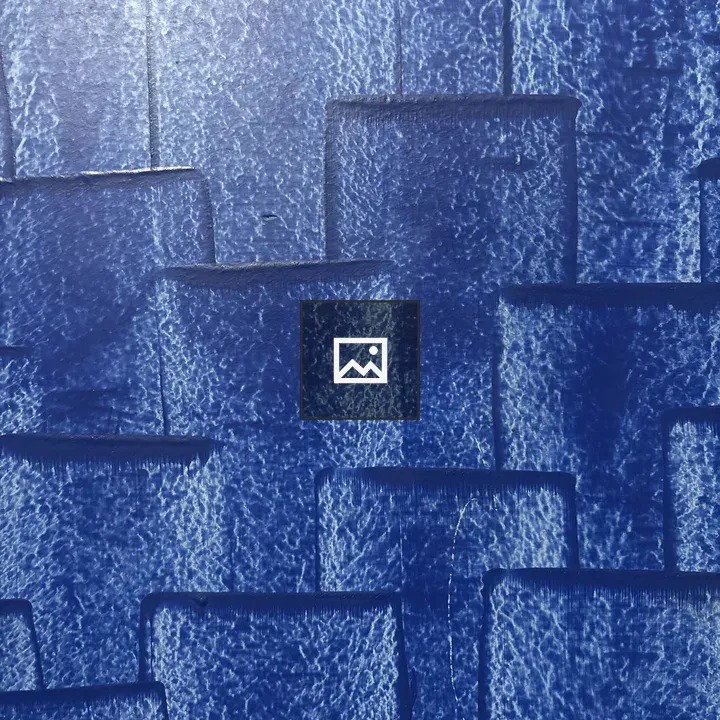 Textured blue patterned surface