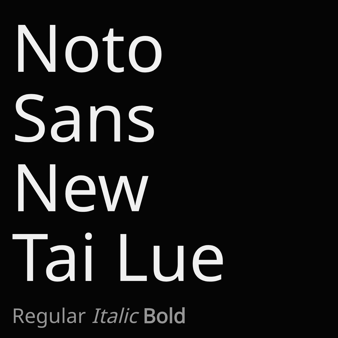 Noto Sans New Tai Lue