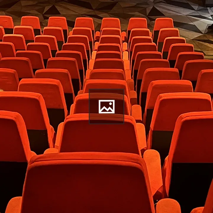 Red Seats in Movie Theater
