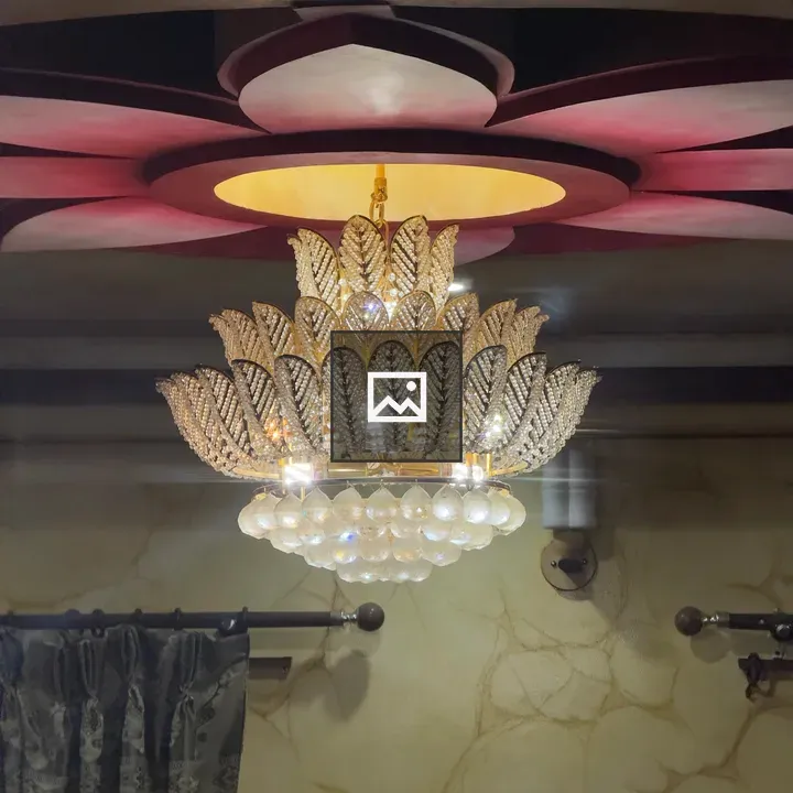 Chandelier with Floral Design