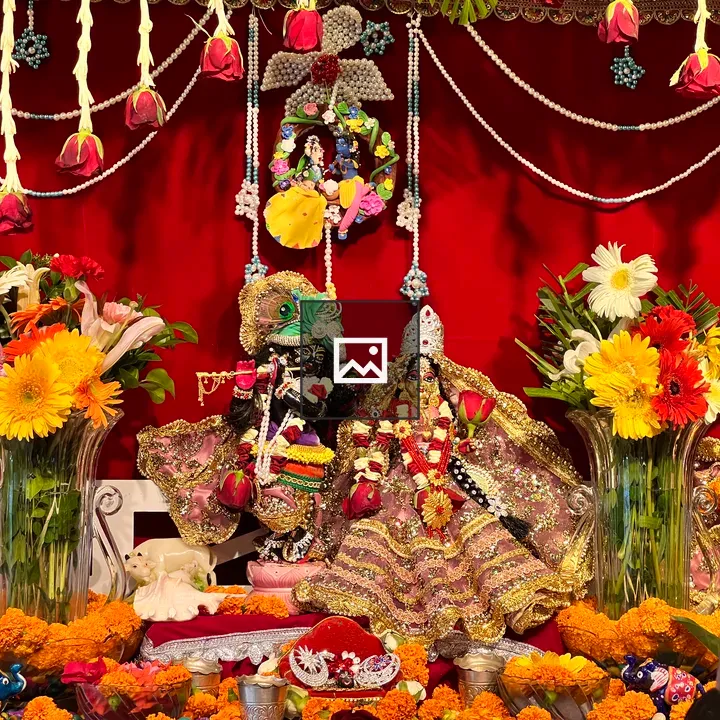 Altar with Dressed Deities