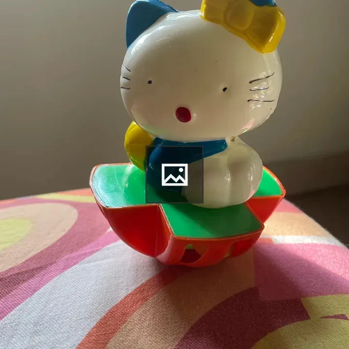 Colorful kitty toy