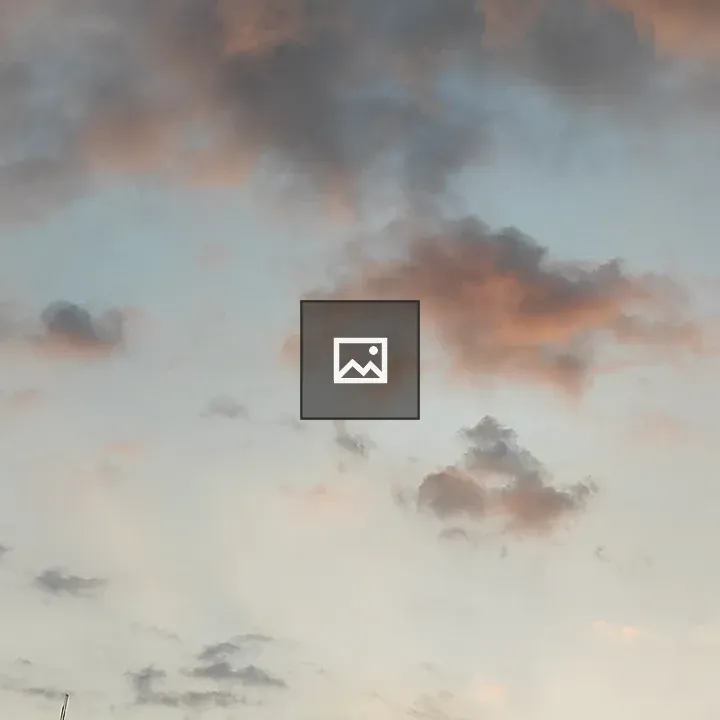 Serene sky with clouds