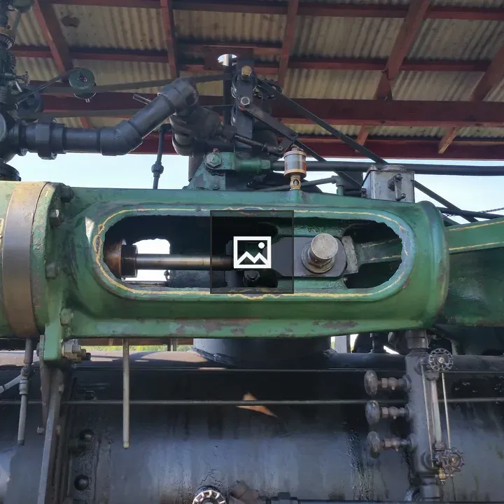 Antique steam engine