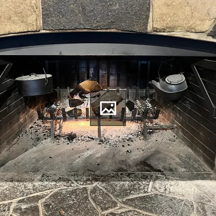 Big fireplace