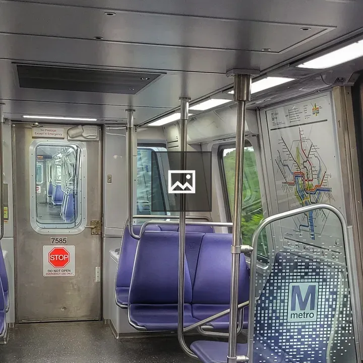 View from inside a DC Metro cab