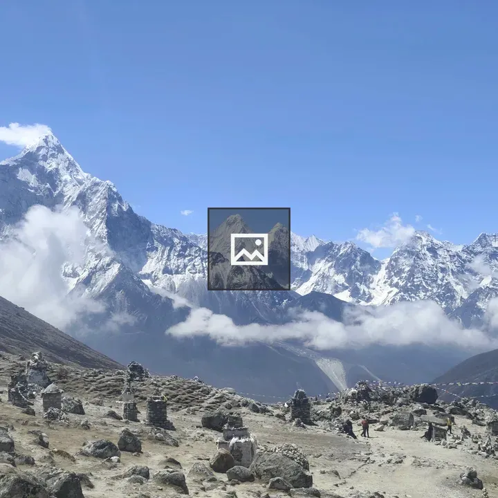 Ama Dablam viewed from Memorial Point