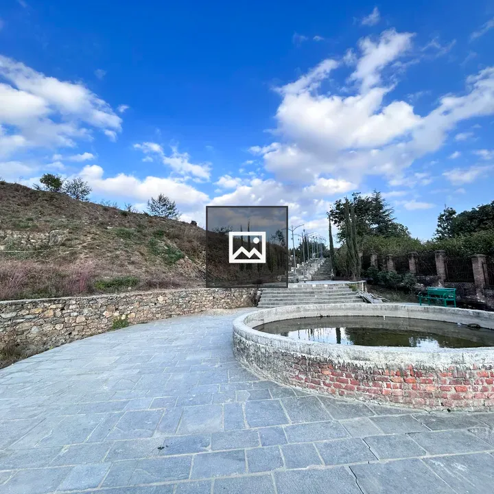 Pond with clear sky