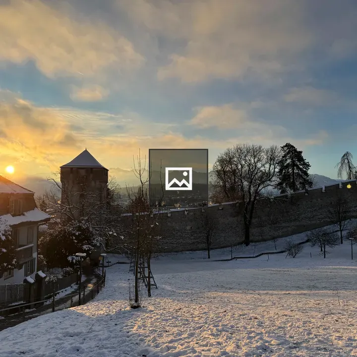 Winter Sunrise over Museggmauer