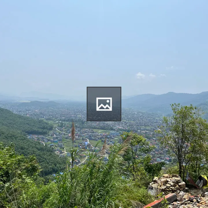 Pokhara City View from hillside
