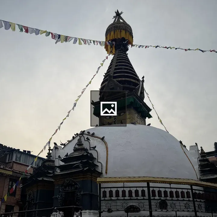 Stupa with golden spire
