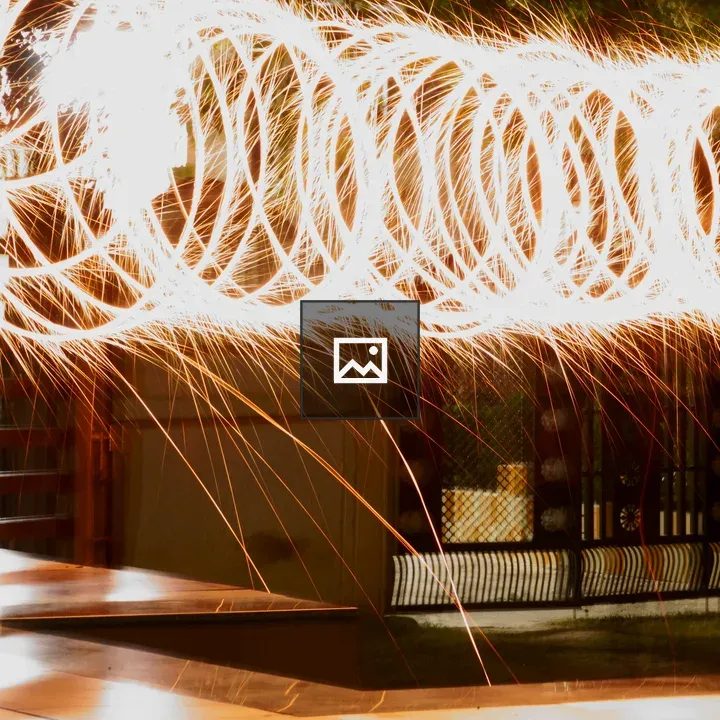 Diwali fireworks long exposure