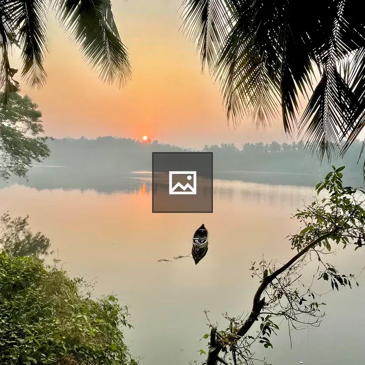 Sunrise over Chaliyar River