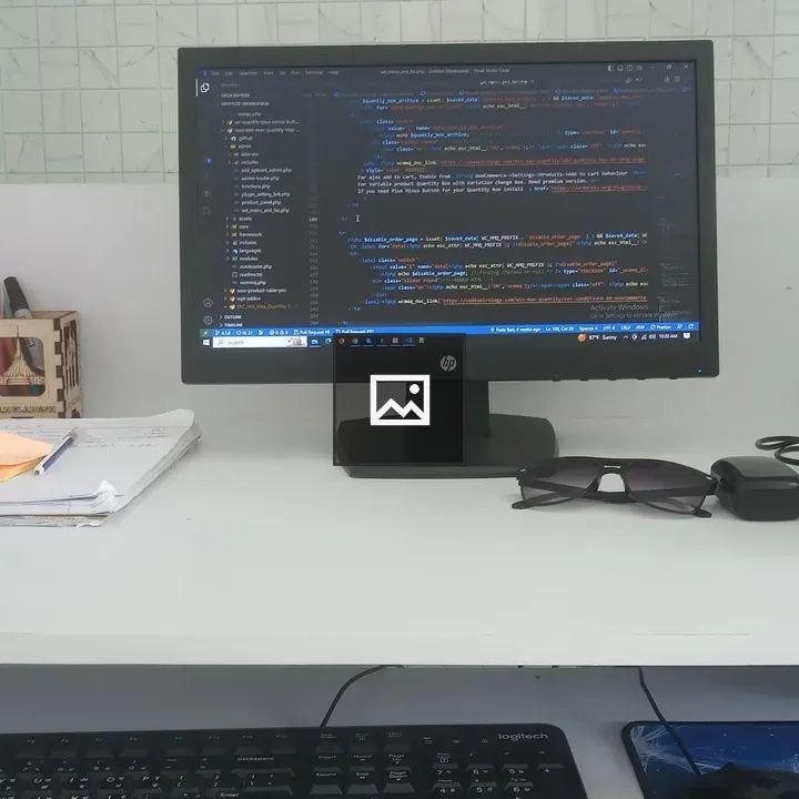 Office Desk with Code