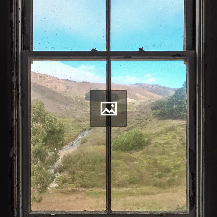 Marin Headlands Through a Window