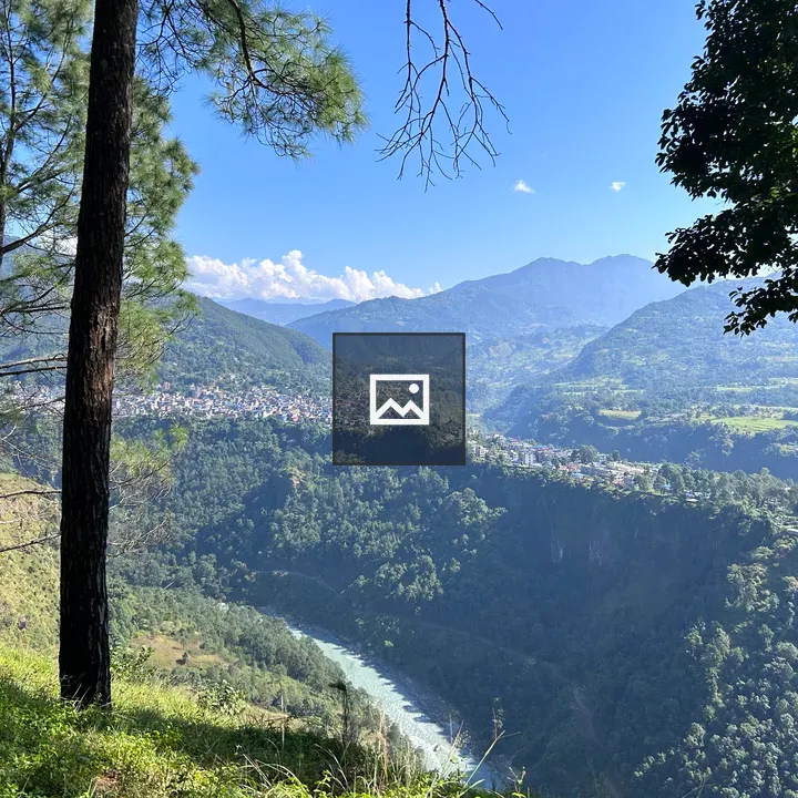Kusma and river view